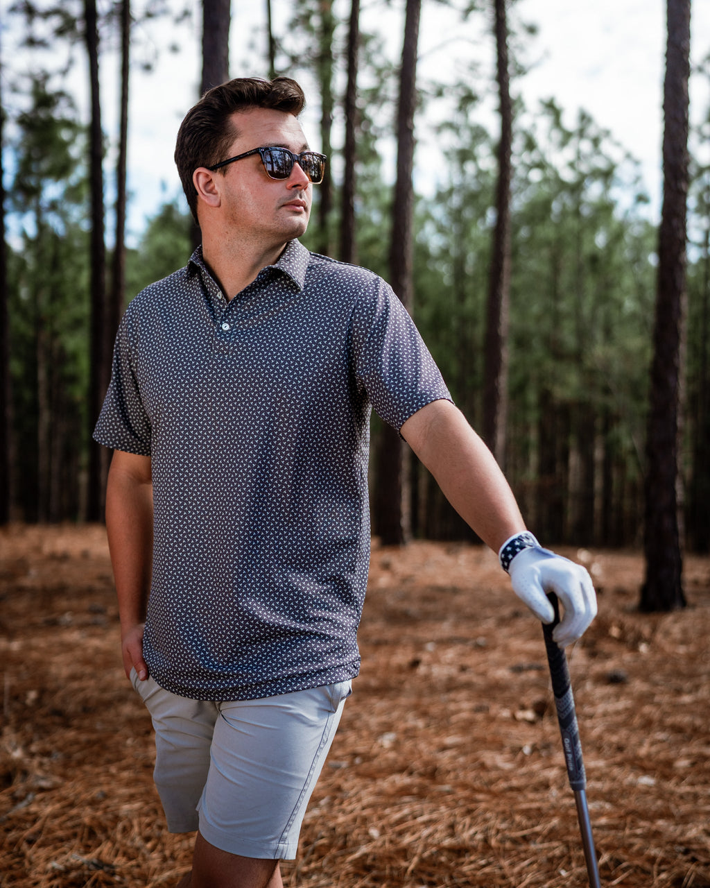 Jade Drops Golf Polo