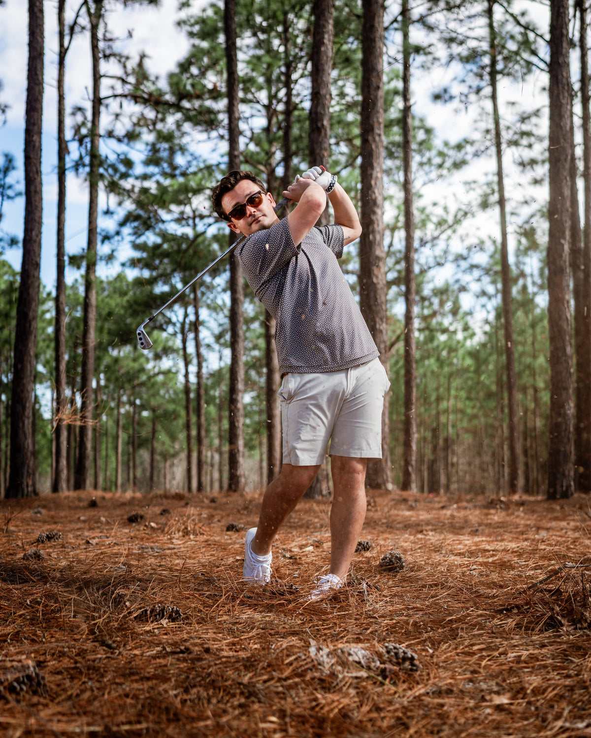 Jade Drops Golf Polo