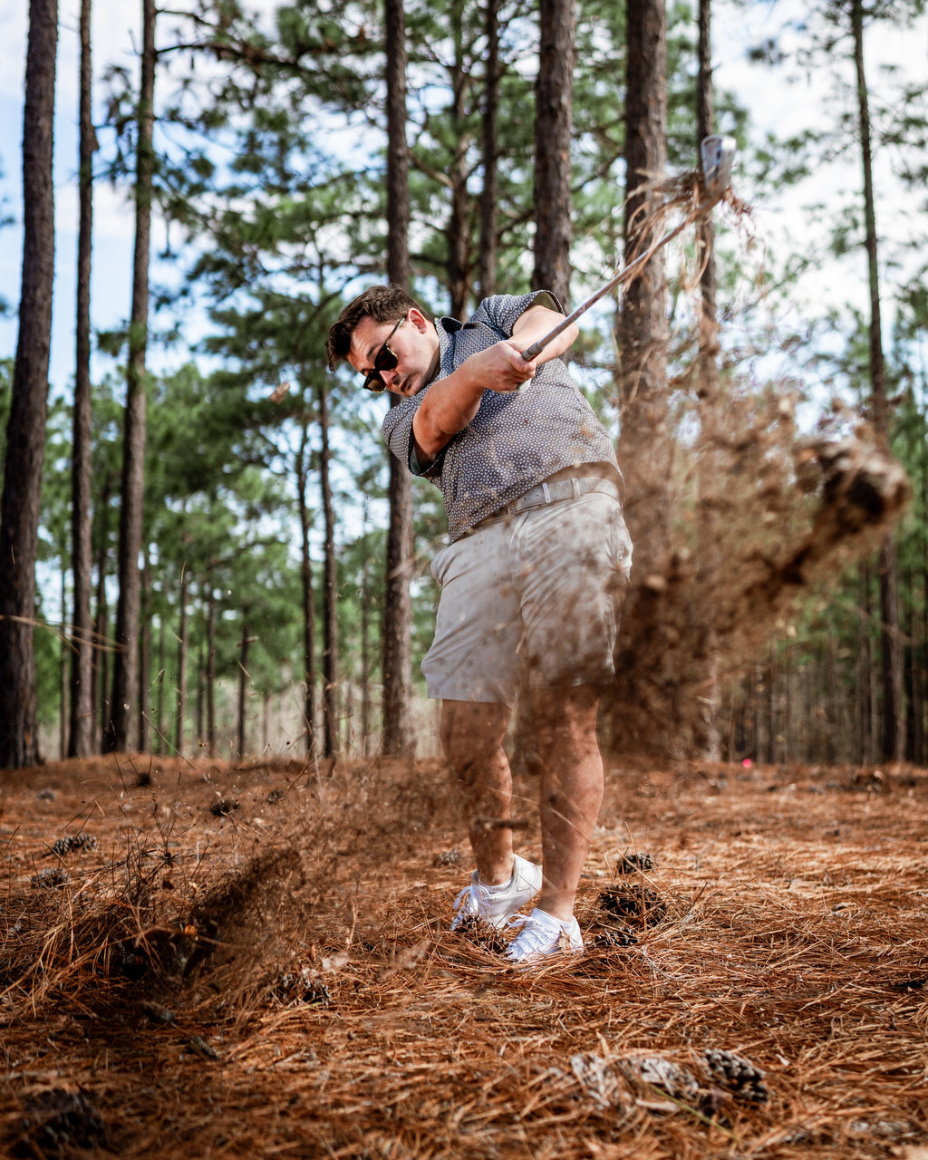 Jade Drops Golf Polo