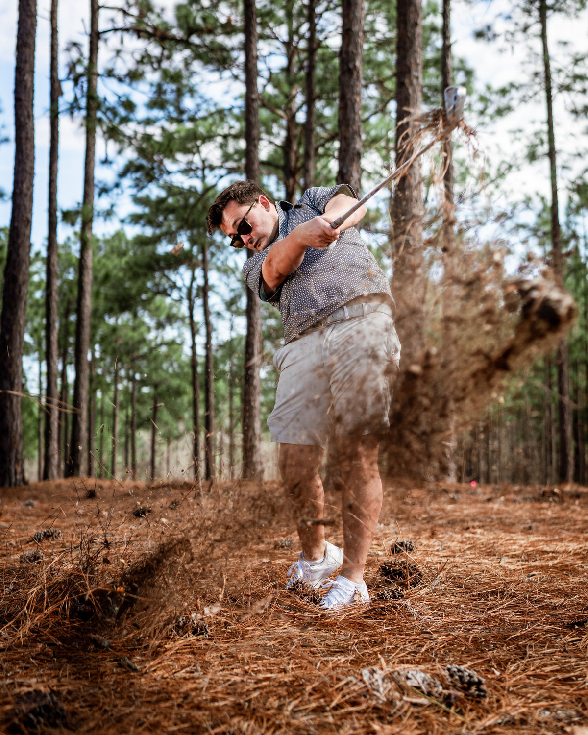 Jade Drops Golf Polo