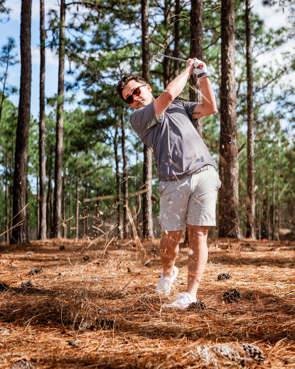 Jade Drops Golf Polo