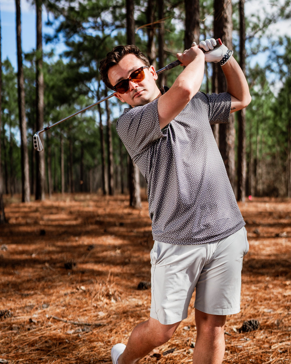 Jade Drops Golf Polo