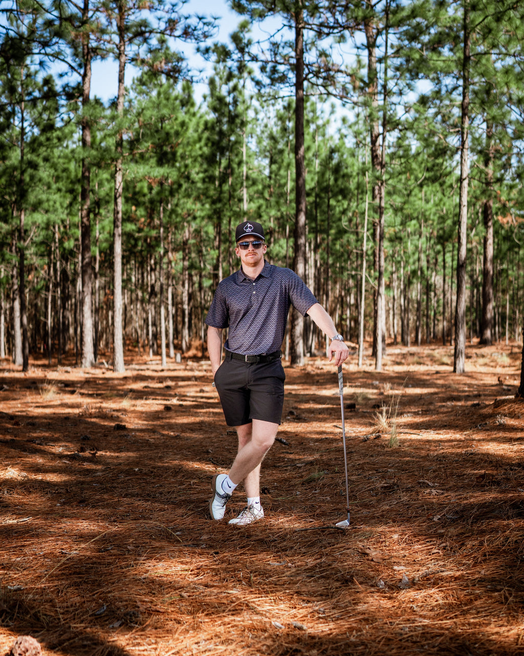 Slate Mosaic Golf Polo