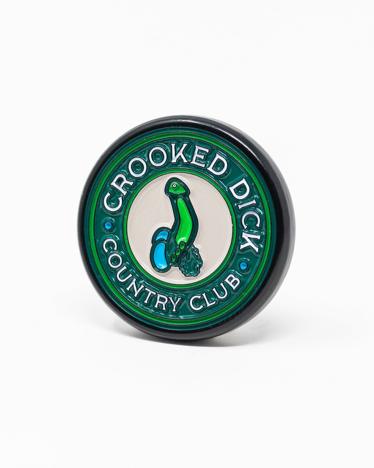 Pop Out Medallion Ball Marker - Crooked Dick