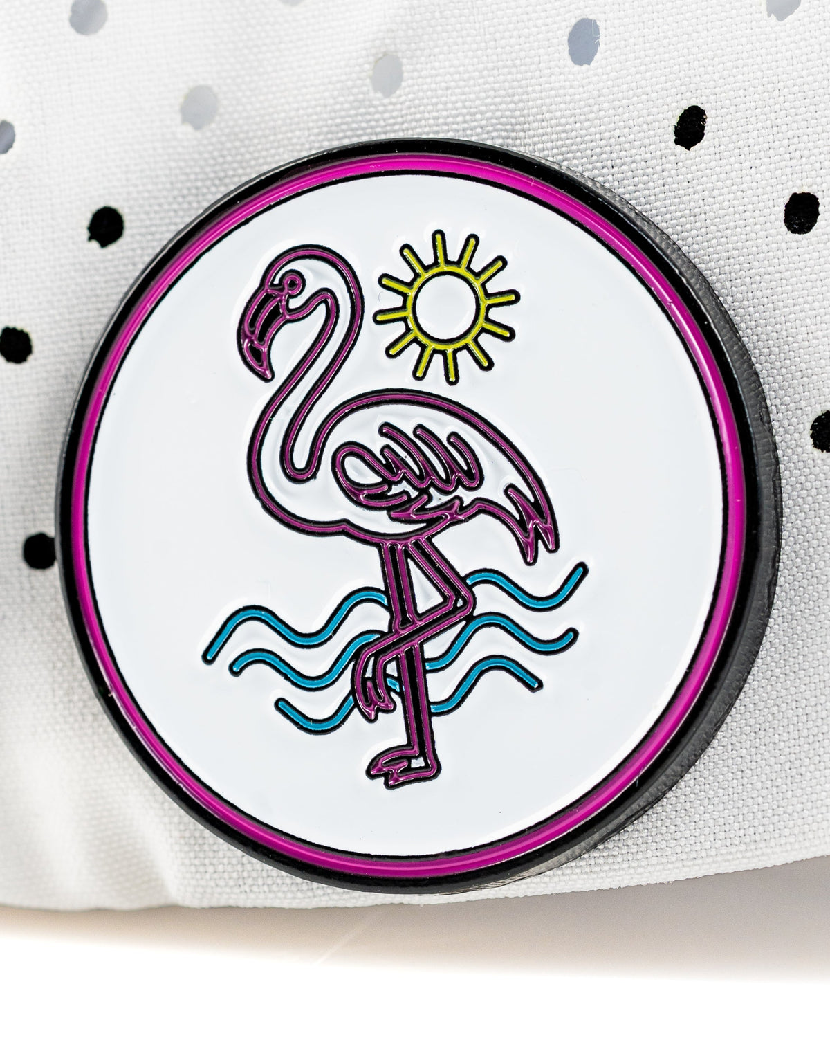 Perforated Rope Hat - Flamingo
