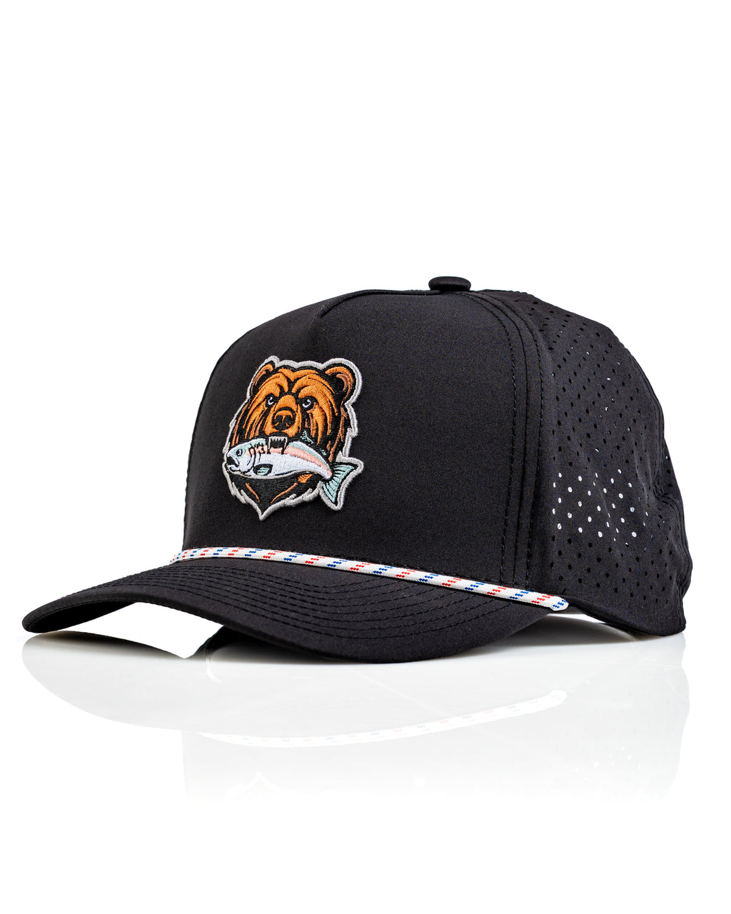 Perforated Rope Hat - Grizzly