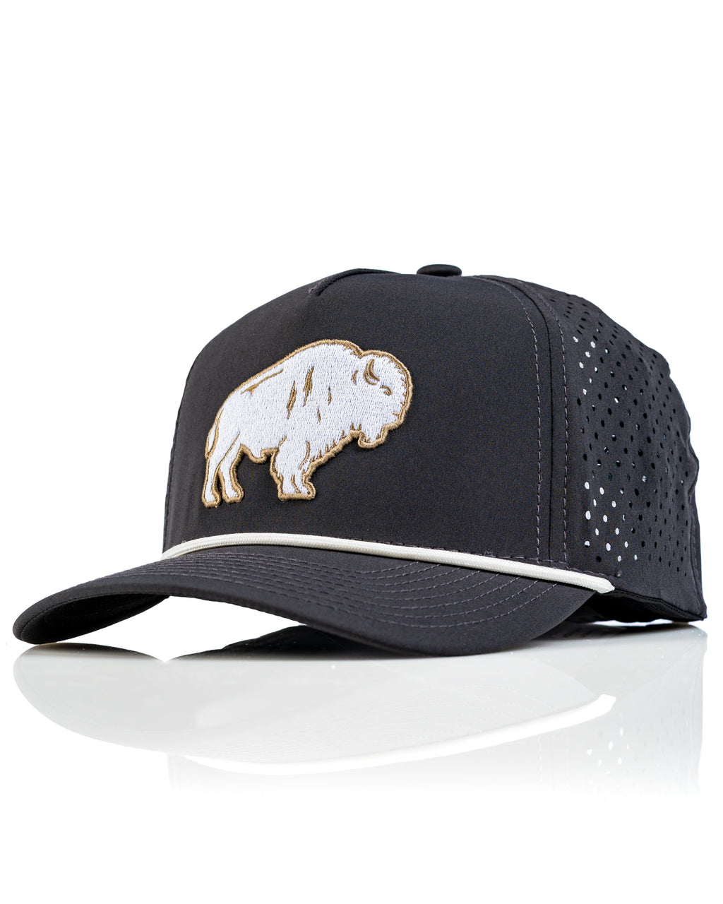Perforated Rope Hat - Great White Buffalo