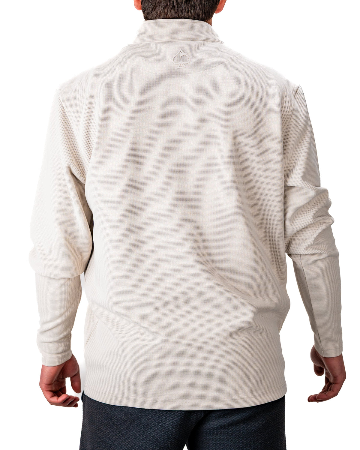 Player Preferred™ Waffle Grid Pullover - Ivory