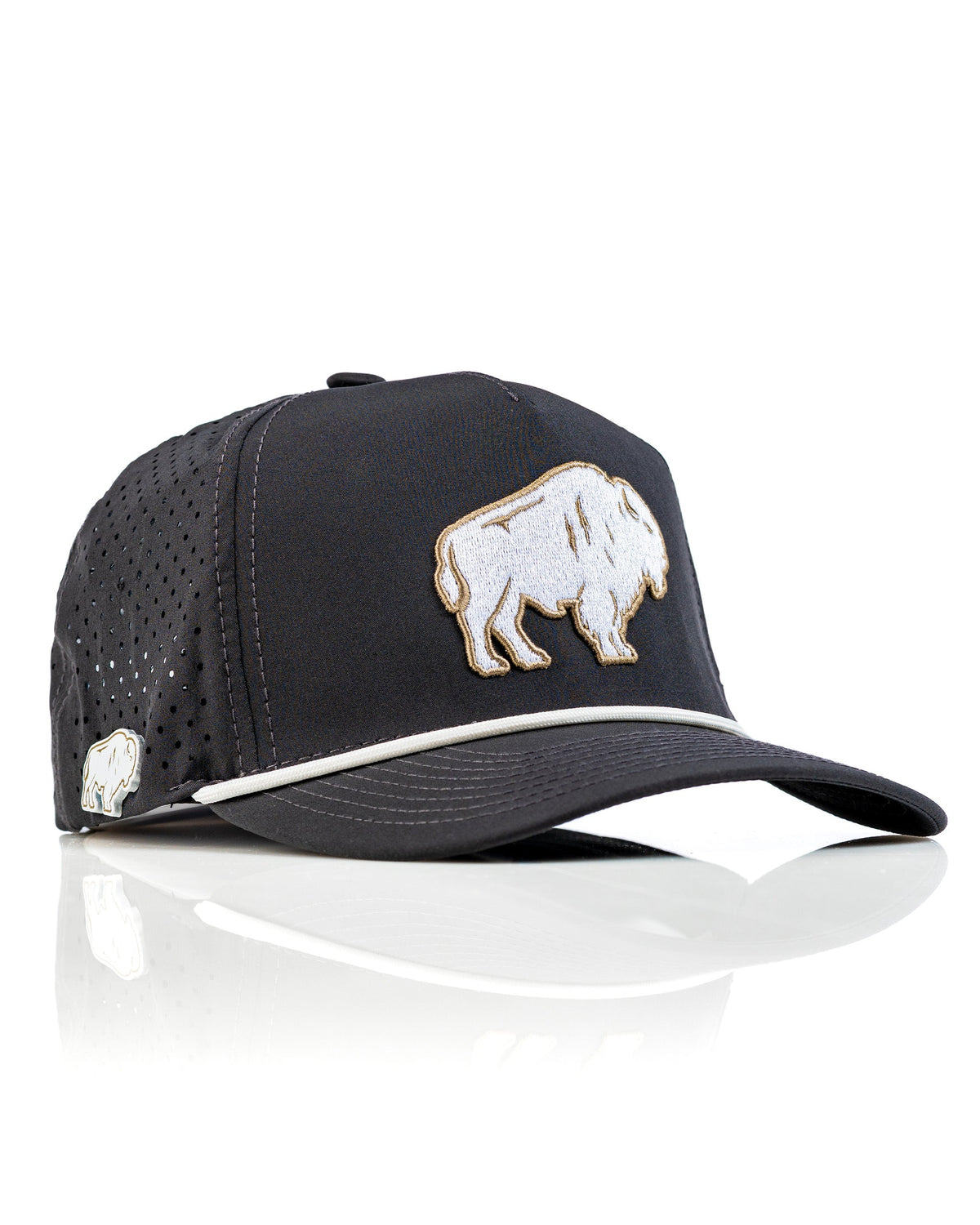 Perforated Rope Hat - Great White Buffalo