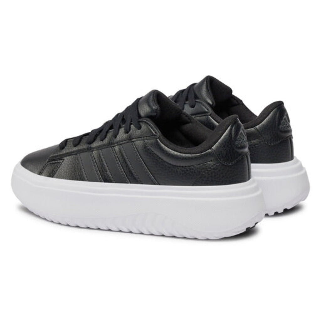 adidas Women's Grand Court Platform (Core Black / Core Black / Carbon)