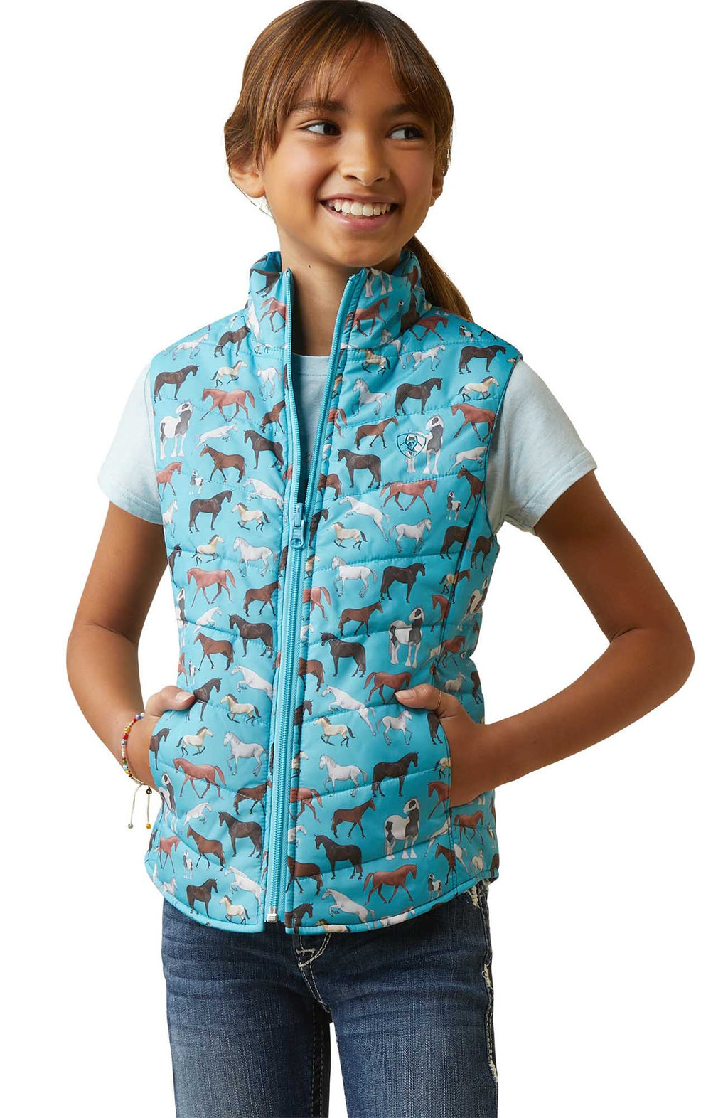 Ariat Girls Bella Reversible Insulated Vest