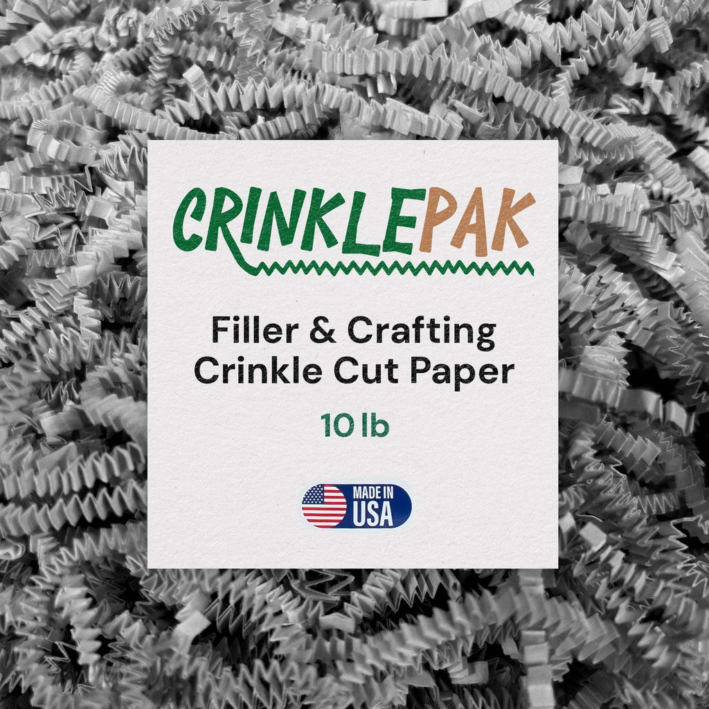 Crinkle Paper 10LB Gray