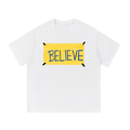 Ted Lasso Shirt Believe Sign Blue White Black UNISEX | 100% Cotton USA SHIPPING | AFC Richmond