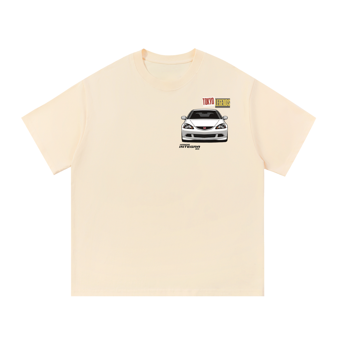 Honda Integra DC5 Shirt | Type R | JDM Cars T-shirt | Acura RSX Championship White Vivid Blue| Japan Tokyo Racers | USA Printed
