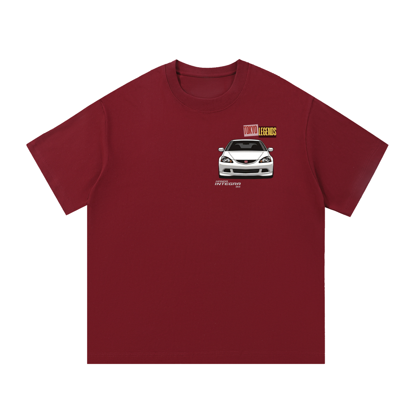 Honda Integra DC5 Shirt | Type R | JDM Cars T-shirt | Acura RSX Championship White Vivid Blue| Japan Tokyo Racers | USA Printed