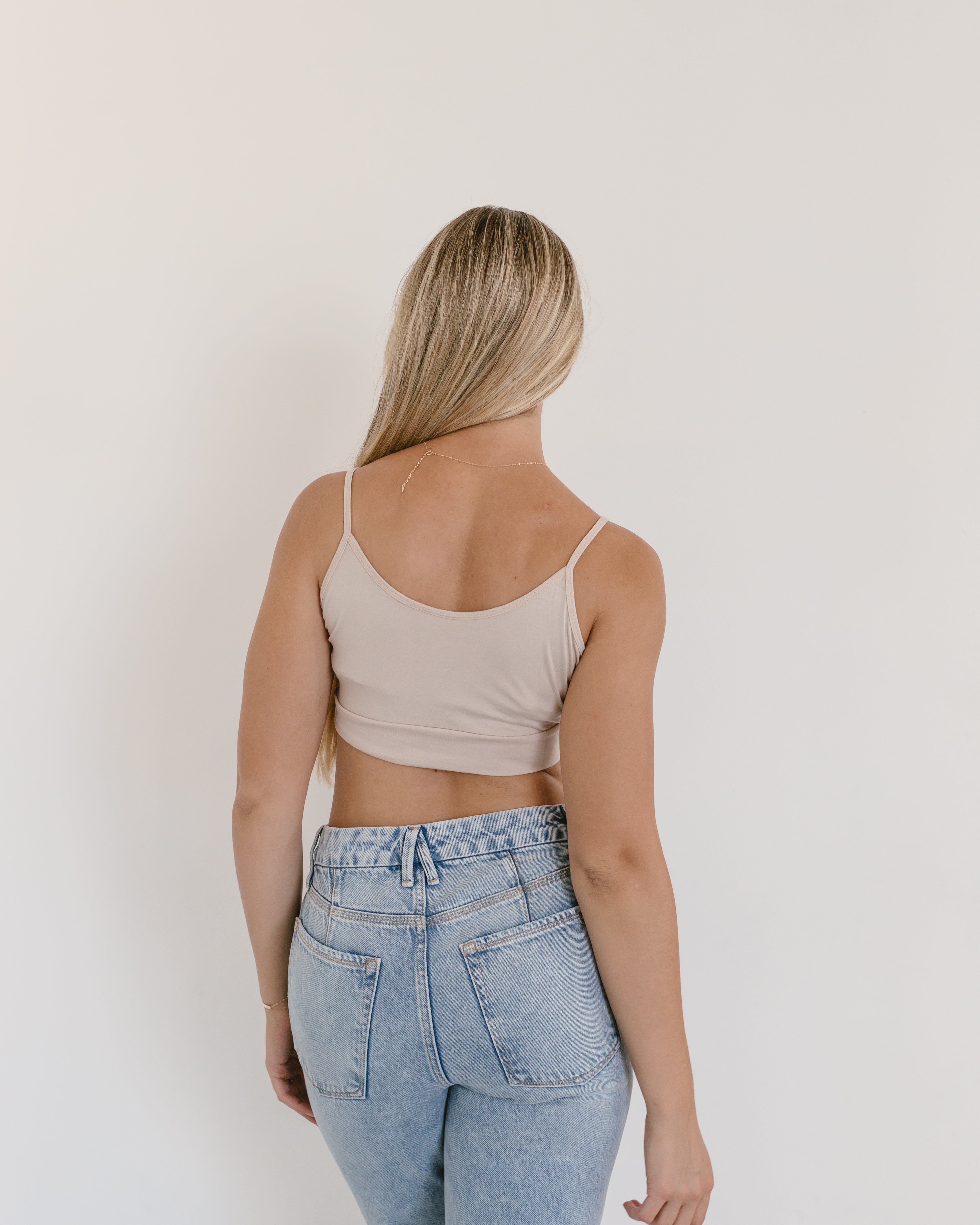 Spaghetti Strap Cami Halftee