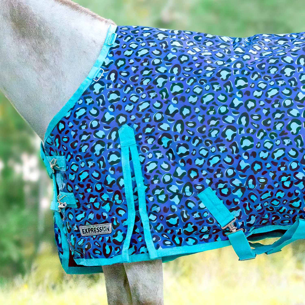 Jeffers Expression Pony 1200 Denier Medium Weight Standard Neck Turnout Blanket, 240g Fill