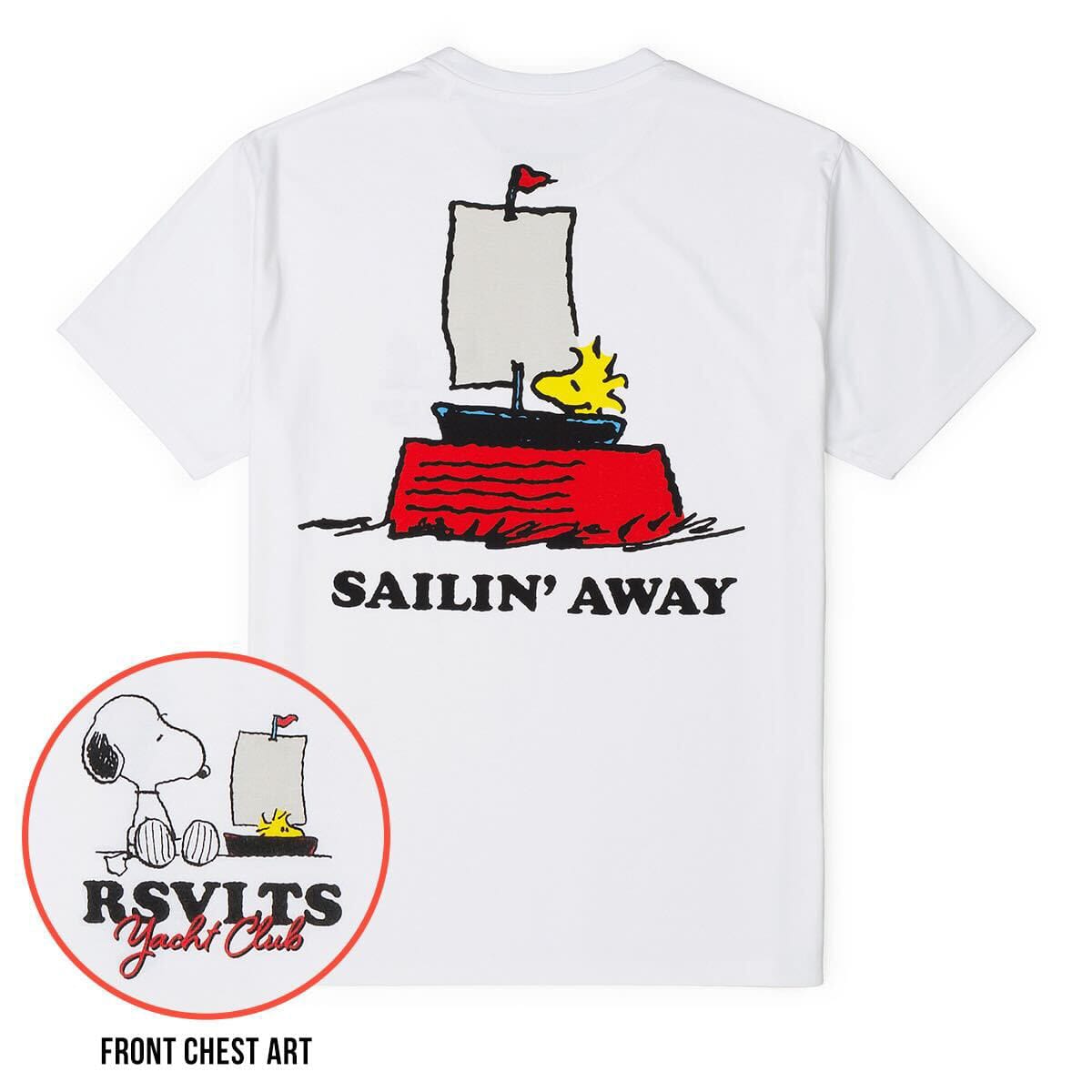 Peanuts "Sailin' Away" – Crewneck Tee