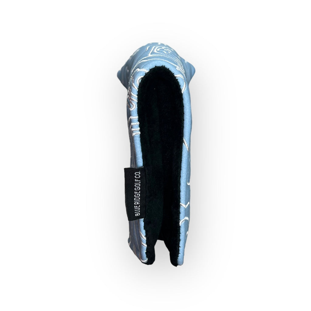 Topographic Edition - Carolina Blue / Embroidered Pure White