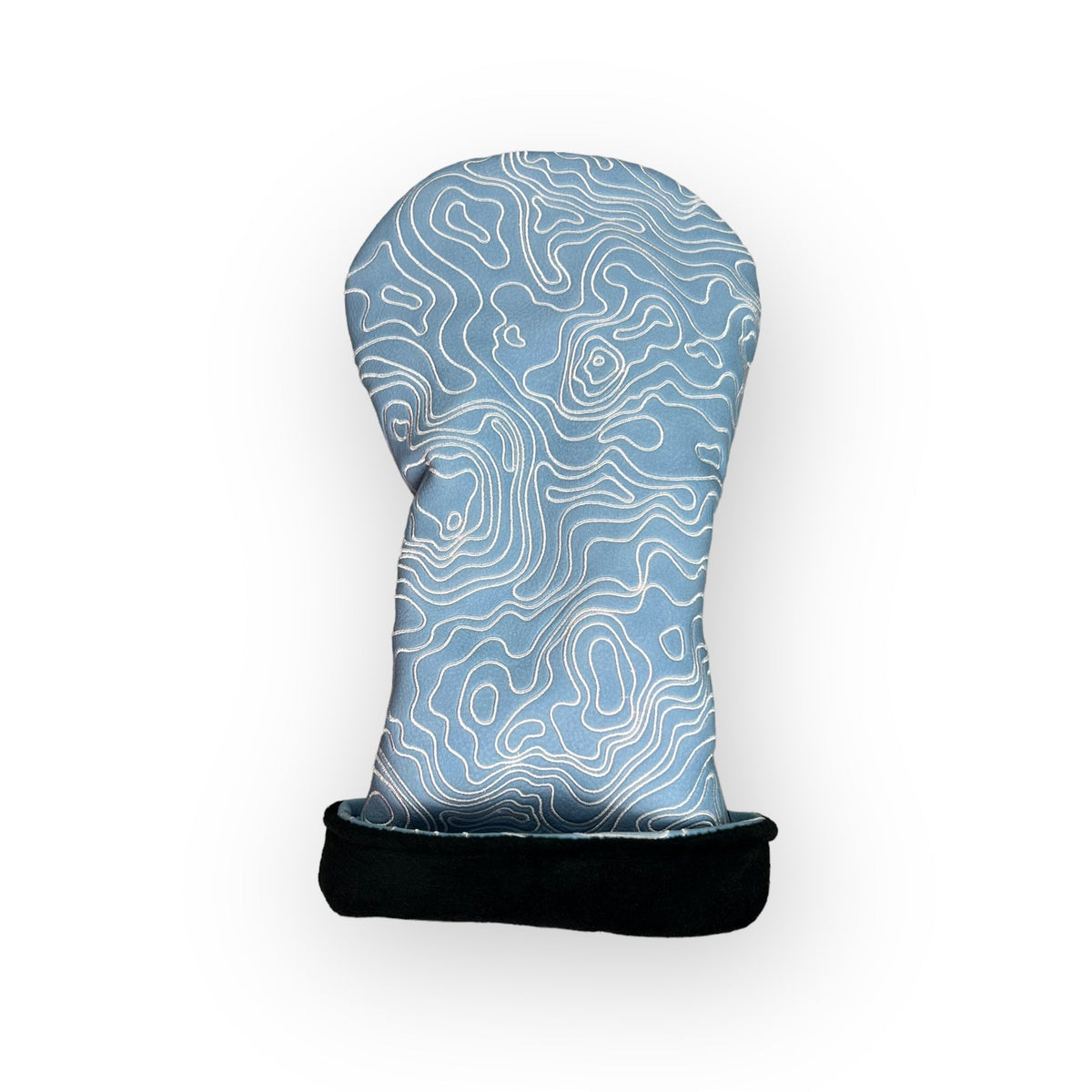Topographic Edition - Carolina Blue / Embroidered Pure White